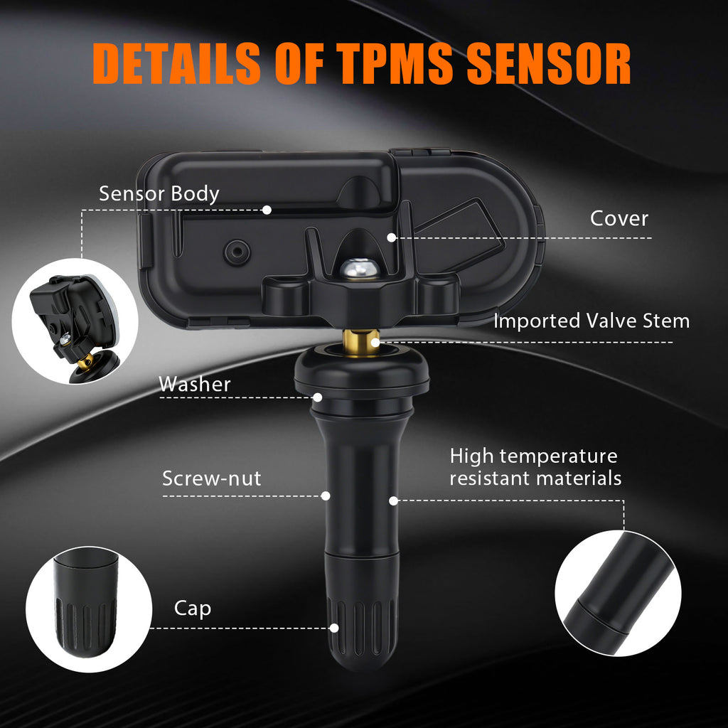 68249197AA TPMS Sensor 433MHz Tire Pressure Monitoring System