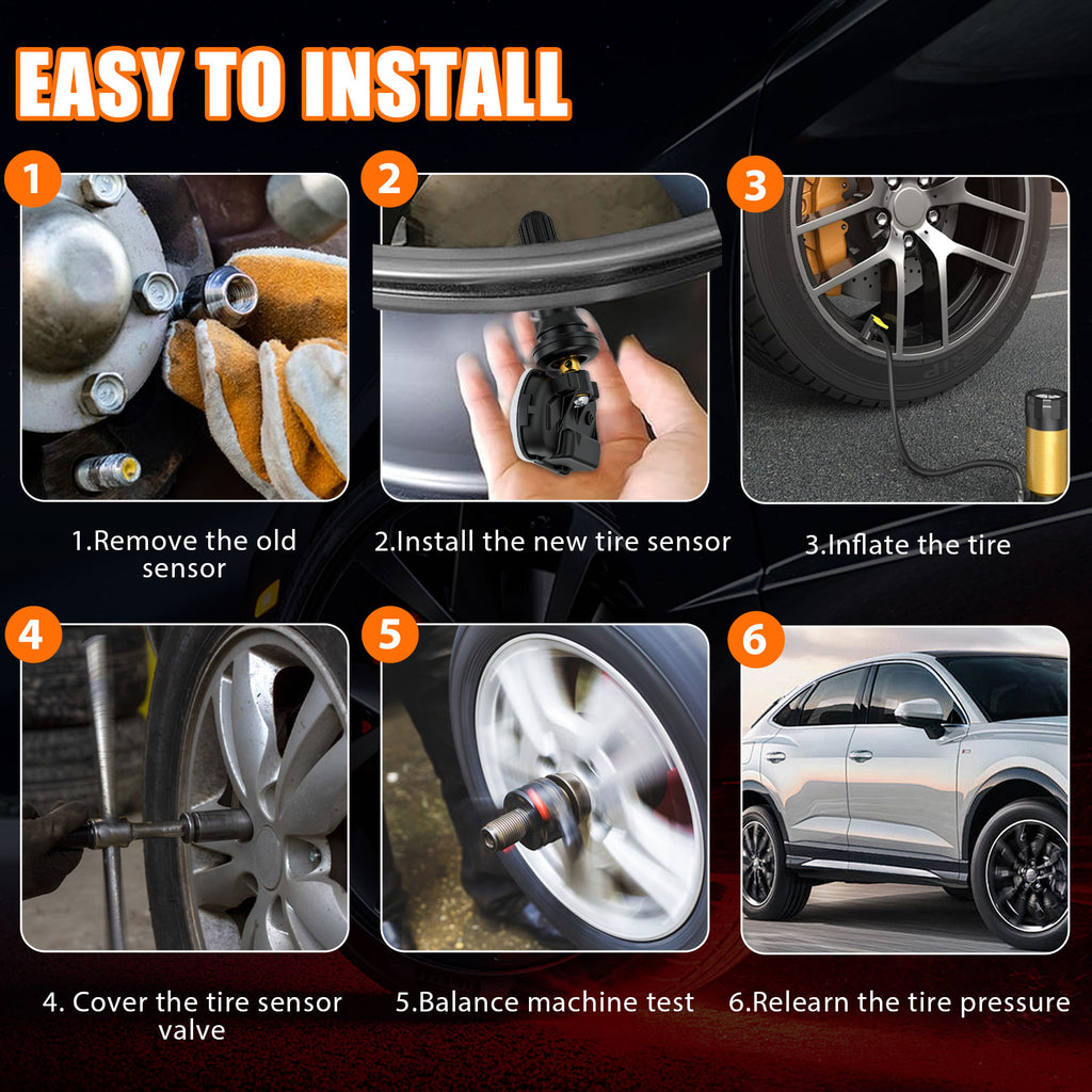 68249197AA TPMS Sensor 433MHz Tire Pressure Monitoring System