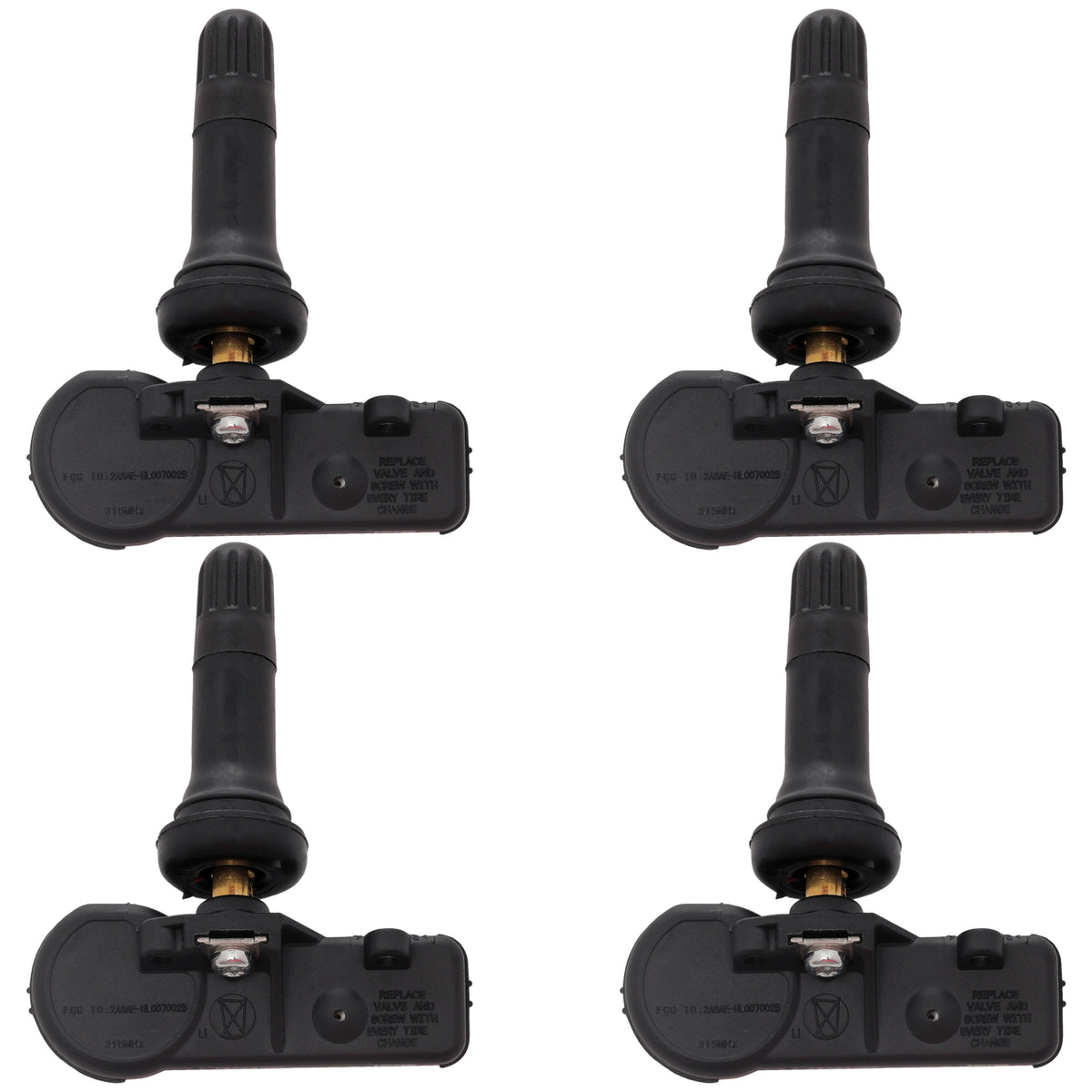 4Pcs 315MHz TPMS Tire Pressure Monitoring Sensors for Cadillac GMC