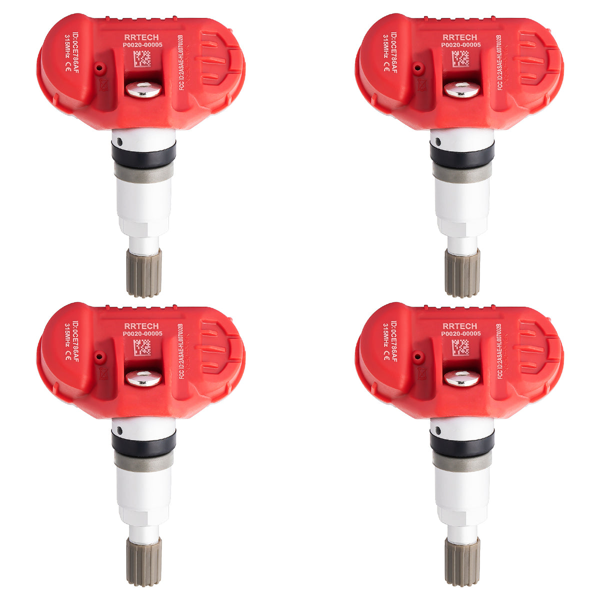 4Pcs 315MHz TPMS Tire Pressure Monitoring Sensors for Jeep Chrysler