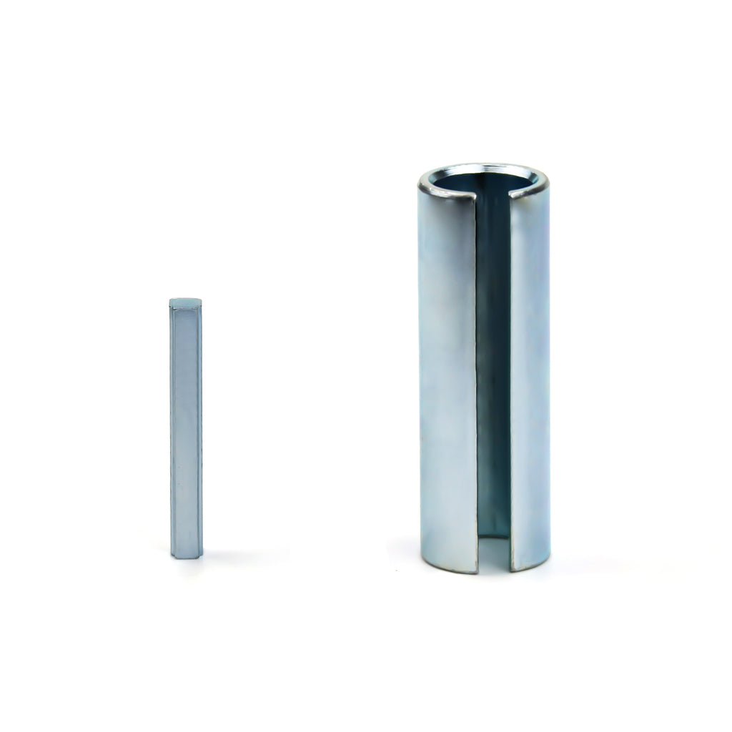 3/4" to 1" Inch 3" Long Crankshaft Sleeve Adapter 1/4" Keyway Slot