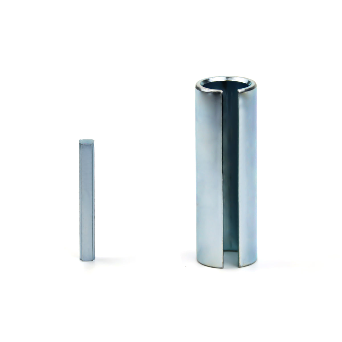 3/4" to 1" Inch 3" Long Crankshaft Sleeve Adapter 1/4" Keyway Slot