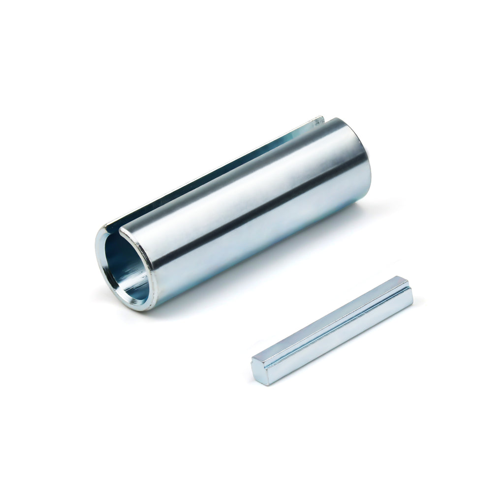 3/4" to 1" Inch 3" Long Crankshaft Sleeve Adapter 1/4" Keyway Slot