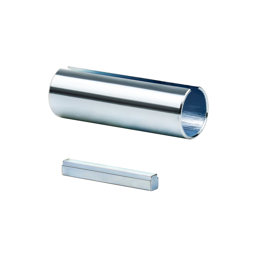 7/8" to 1" Inch 3" Long Crankshaft Sleeve Adapter 1/4" Keyway Slot