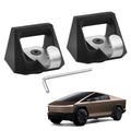 Heavy Duty Steel L Track Truck Bed Tie Down Hooks-OEM style cargo upgrade hardware, compatible with 2023-2026 Cybertruck bed rail load securement accessories