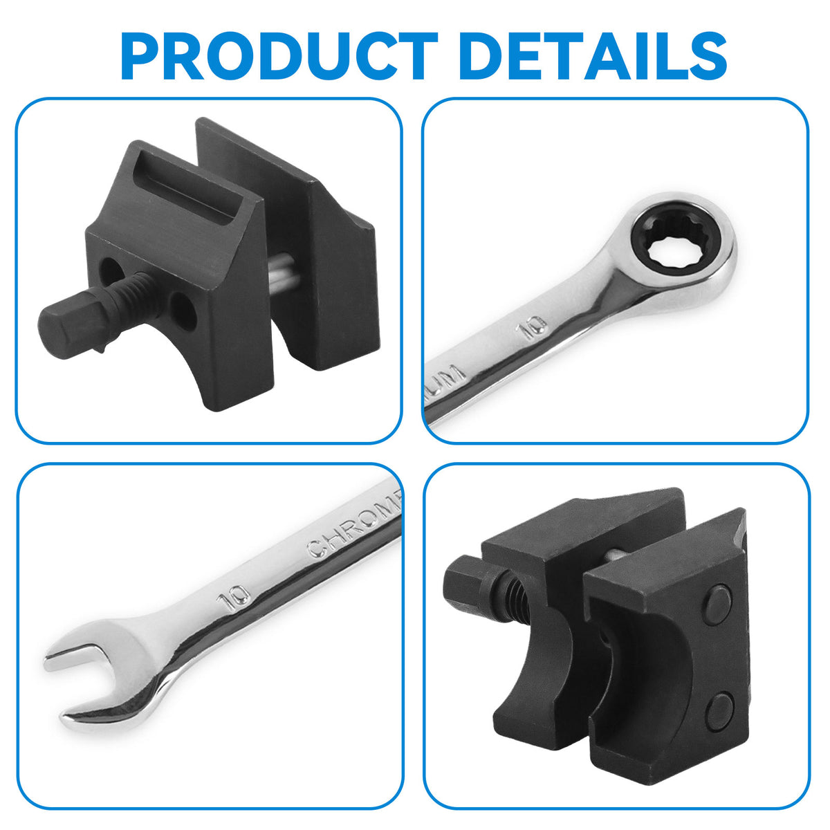 2PC Strut Knuckle Spreader Tool For Auto Suspension Split Hub Repair