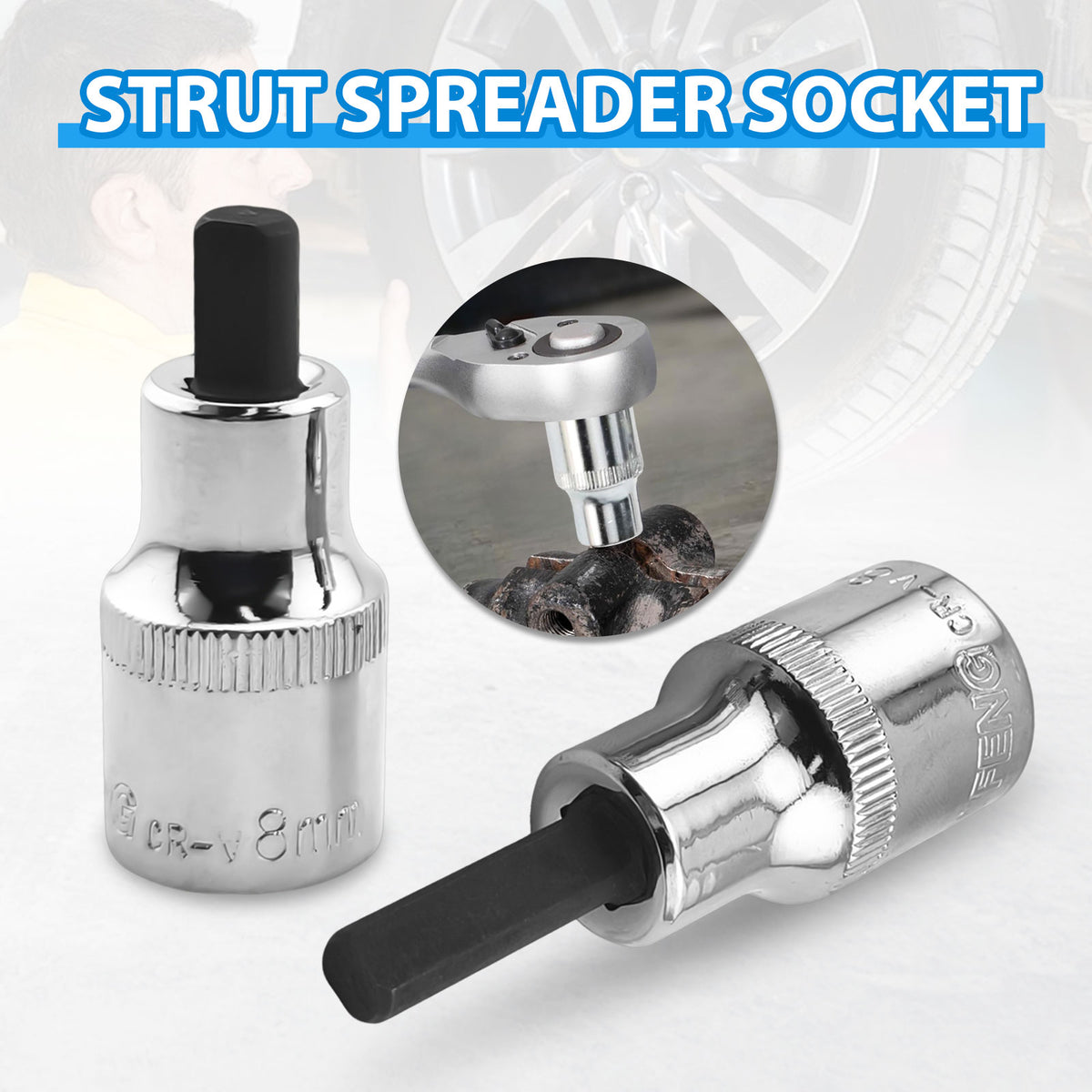 2PC Universal Strut Spreader Tool Kit For Suspension Repair