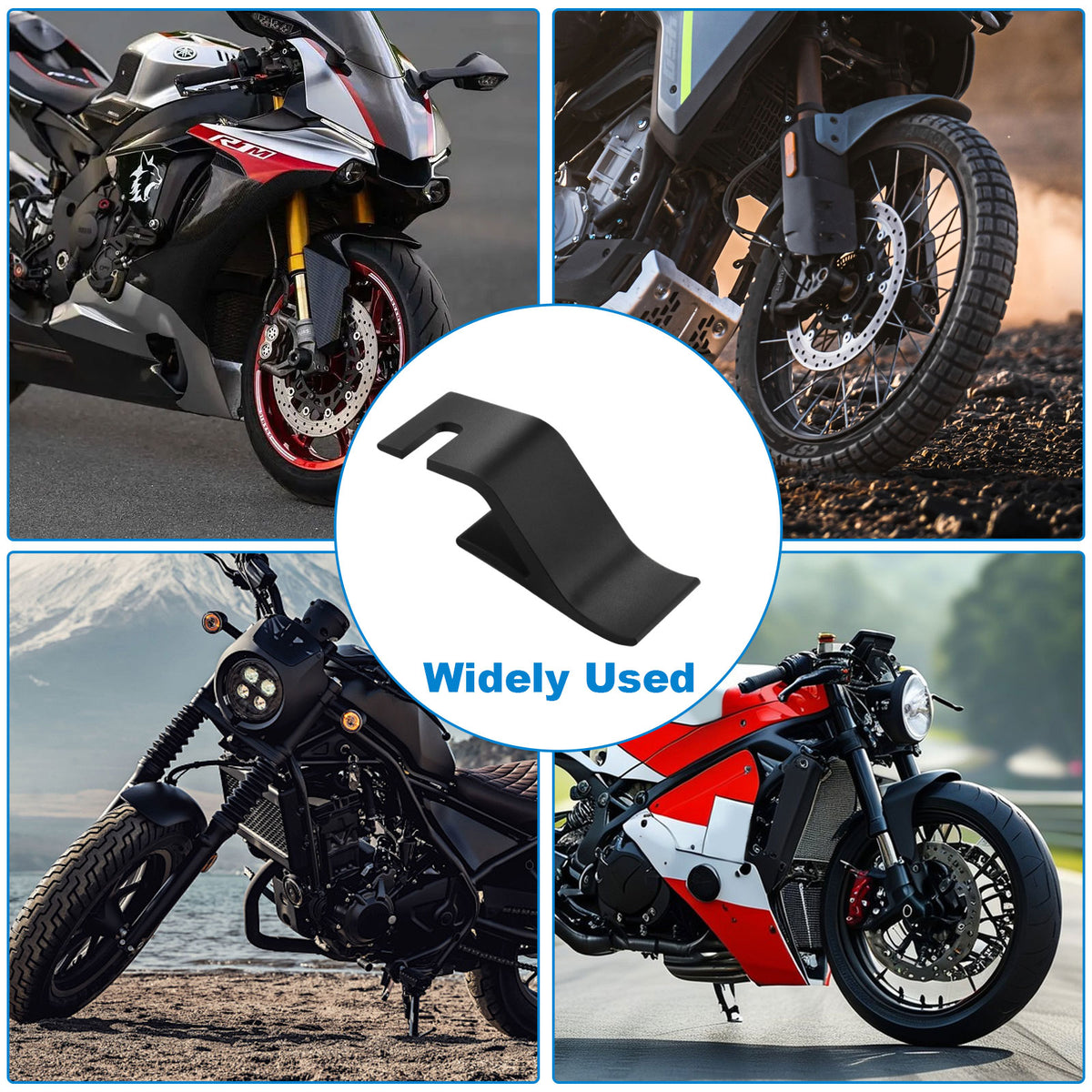 Black Motorcycle Tire Bead Breaking Tool