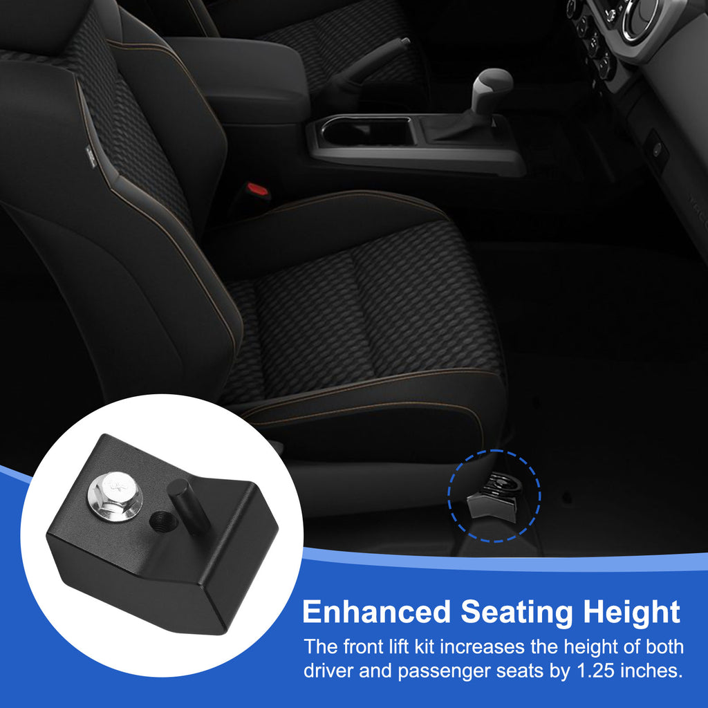 Front Seat Jack Lift Riser 1.25 Inch for Tacoma 4Runner 2005-2018