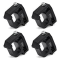 4Pcs Heavy Duty Aluminum Alloy Black Truck Bed Cap Mounting Clamps
