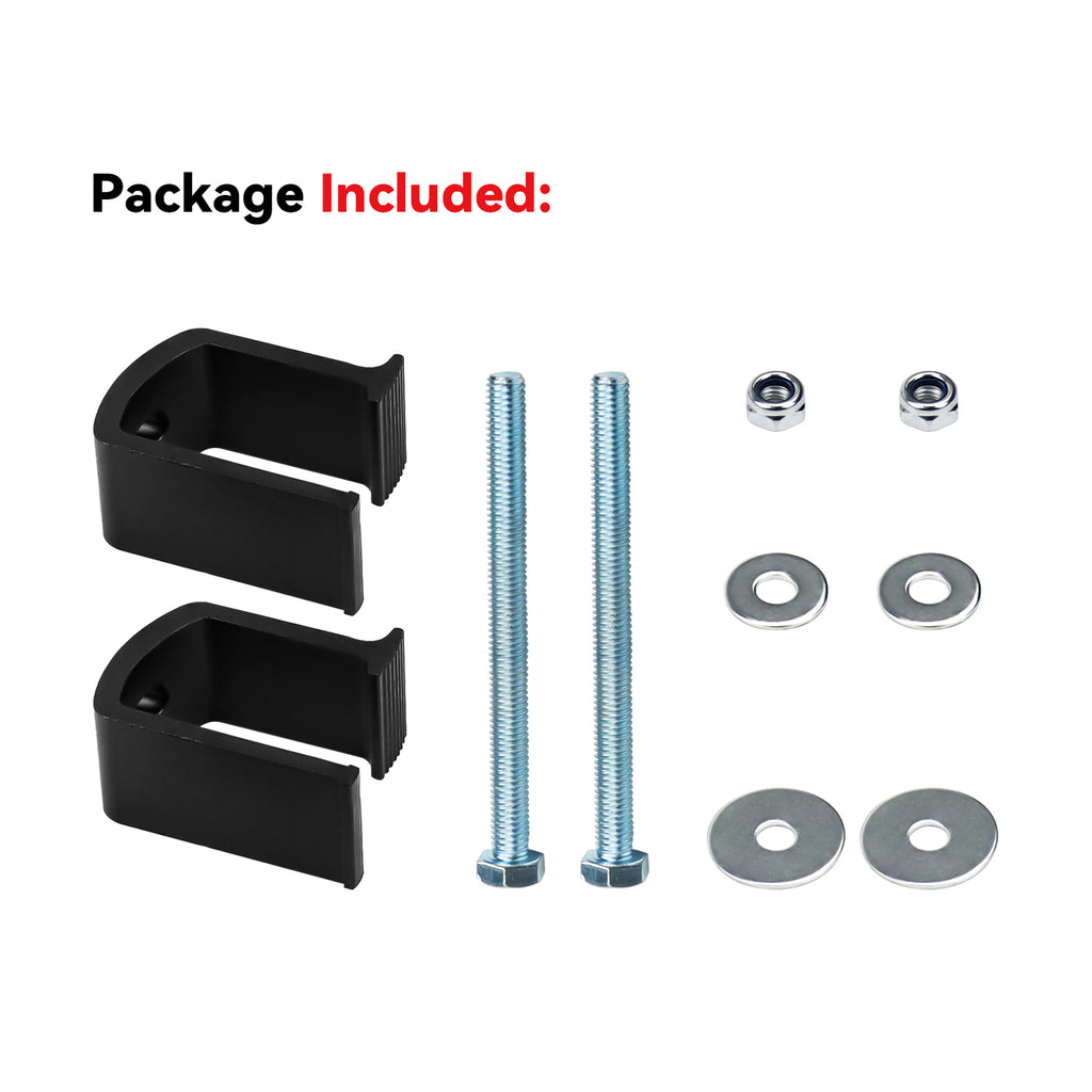 New Pack of 2 Heavy Duty Aluminum Alloy Truck Bed Tool Box Clamps