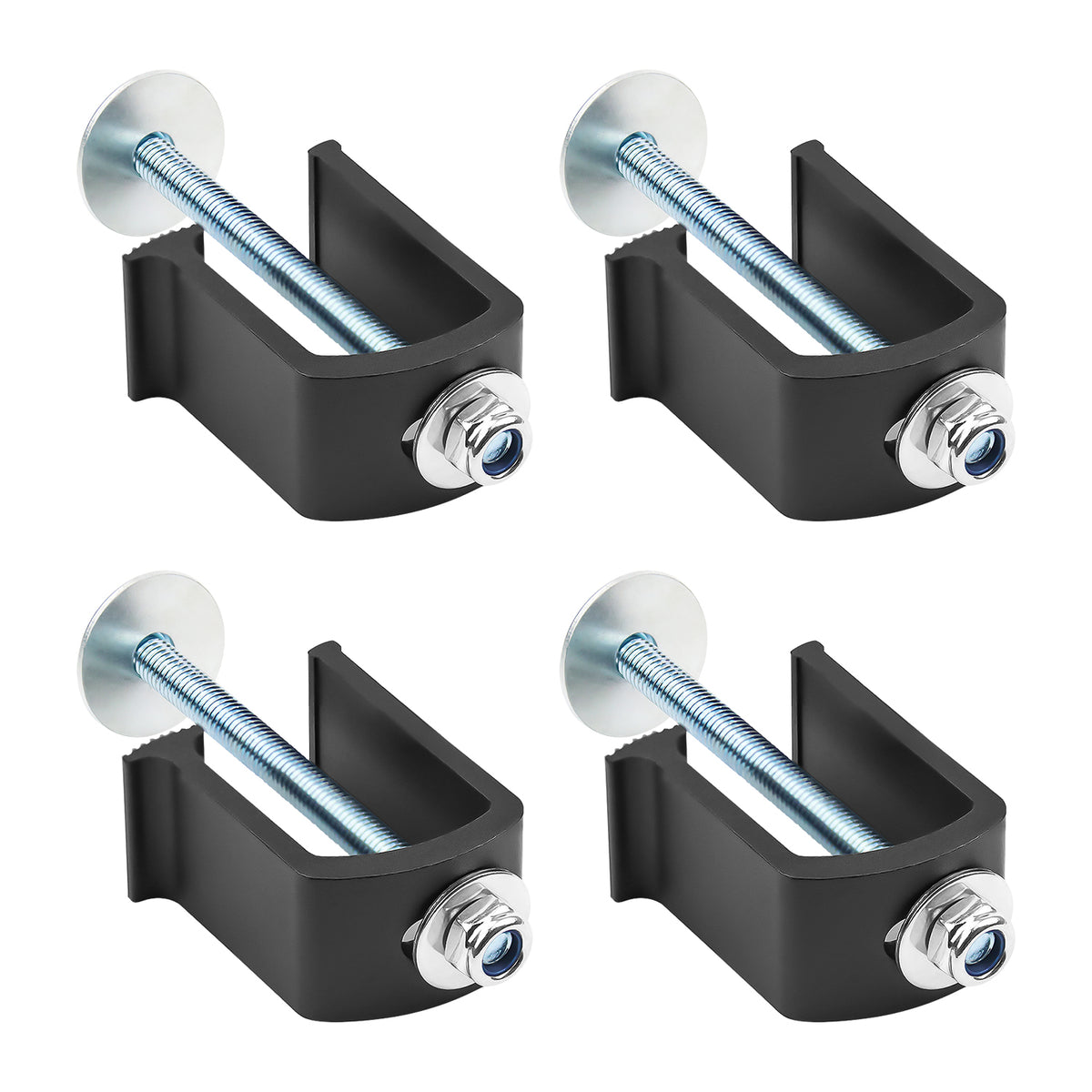 4Pcs Heavy Duty Aluminum Alloy Truck Bed Tool Box Clamps