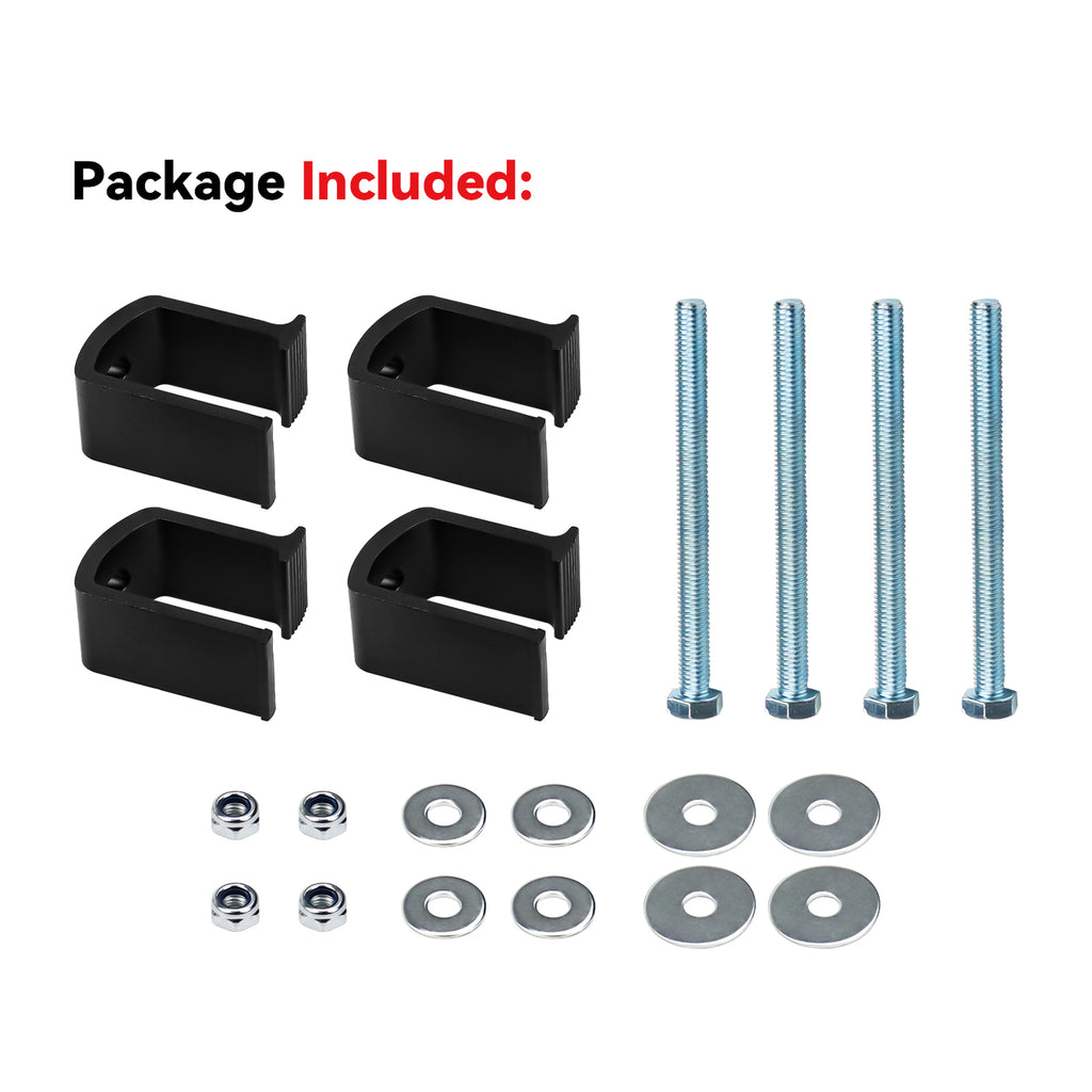 4Pcs Heavy Duty Aluminum Alloy Truck Bed Tool Box Clamps