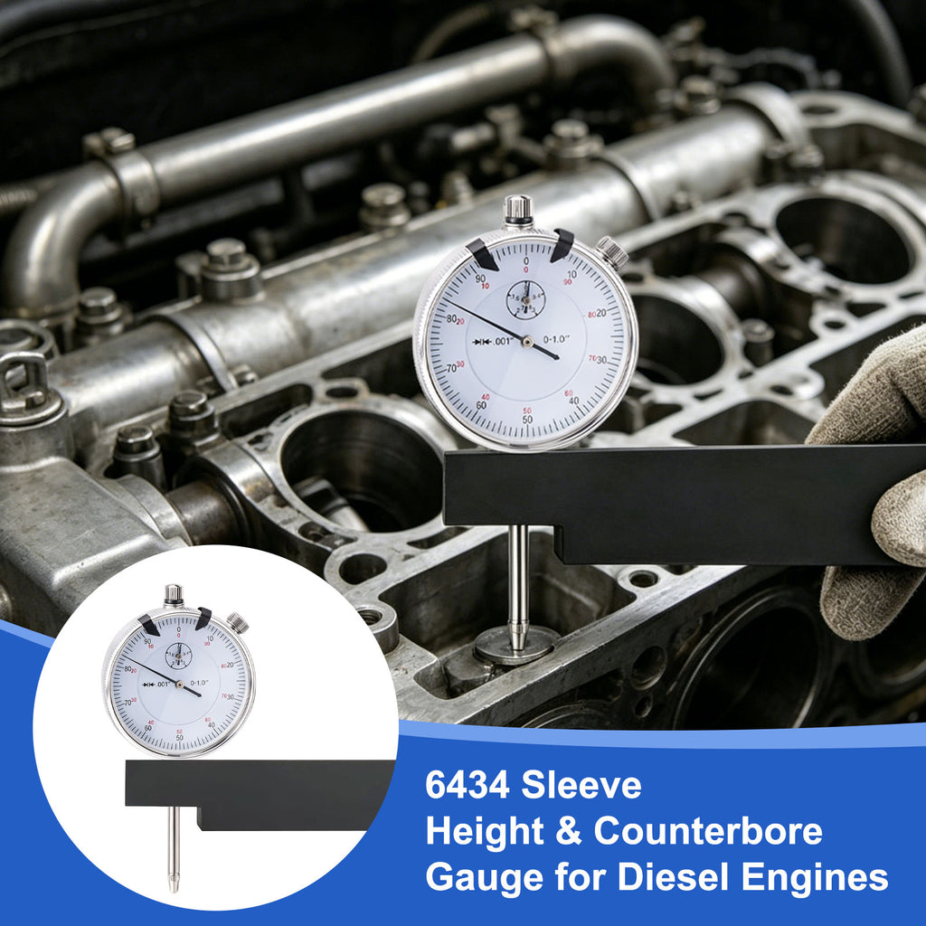 Sleeve Height and Counter Bore Gauge for Diesel Engines Replace#6434